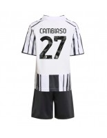 Otroške Nogometnih dresov Juventus Andrea Cambiaso #27 Domači 2025-26 Kratki rokavi (+ hlače)